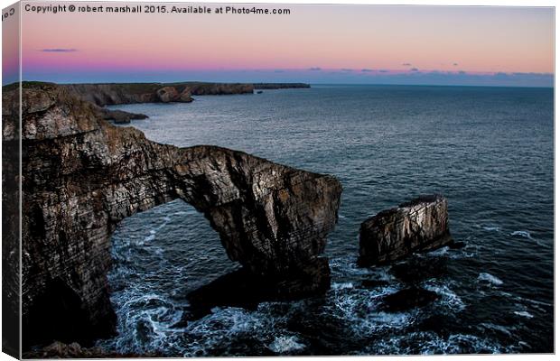  The Green Bridge Canvas Print by robert marshall