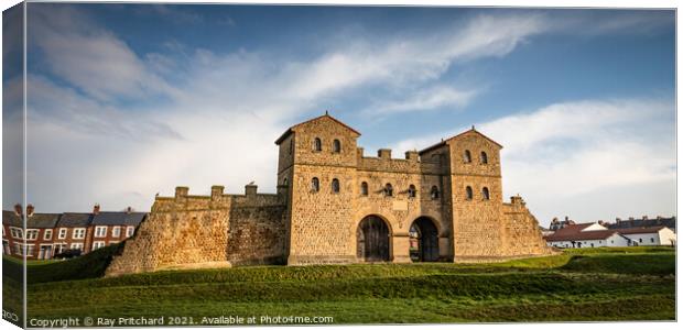 Arbeia Roman Fort Canvas Print by Ray Pritchard