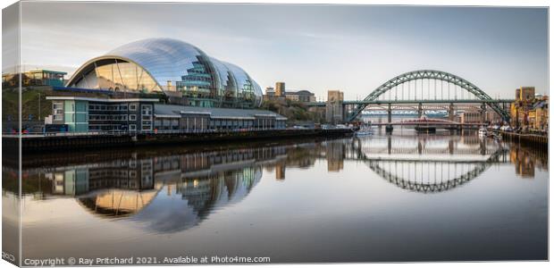 The Sage and the Tyne Bridge Canvas Print by Ray Pritchard