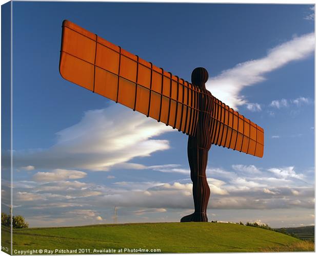 Angel Of The North Canvas Print by Ray Pritchard