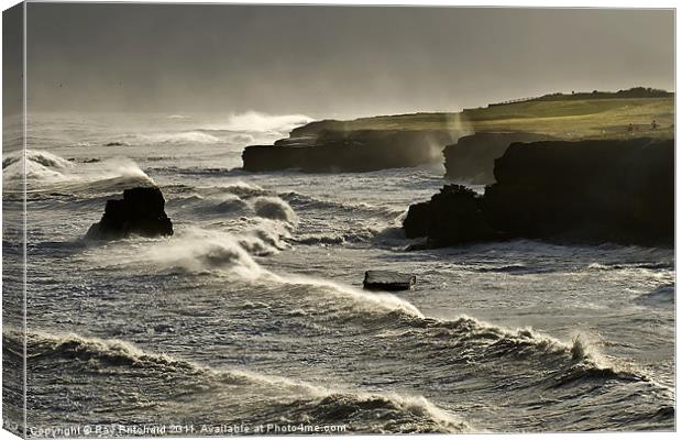 Stormy Seas Canvas Print by Ray Pritchard