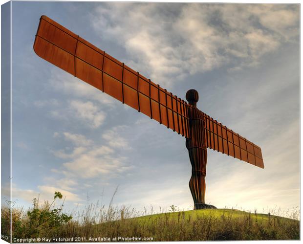 Angel Of The North Canvas Print by Ray Pritchard