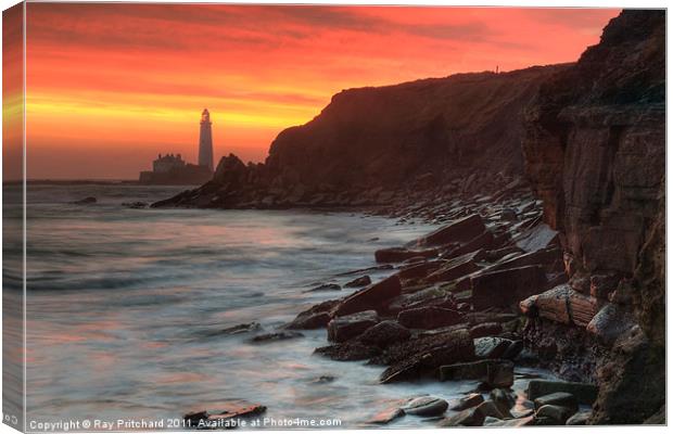 St Mary's at Sunrise Canvas Print by Ray Pritchard