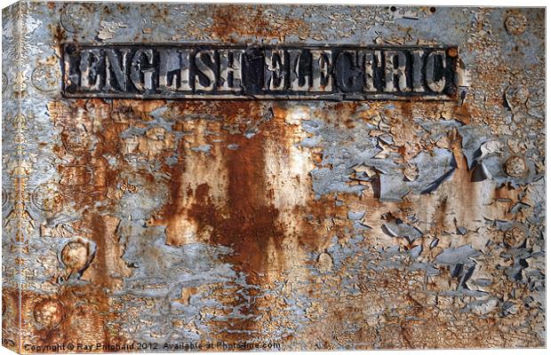 Tanfield Train Bits II Canvas Print by Ray Pritchard