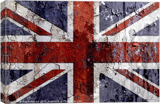 Union Flag Canvas Print by Ray Pritchard