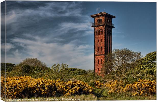 Cleadon Water Tower Canvas Print by Ray Pritchard