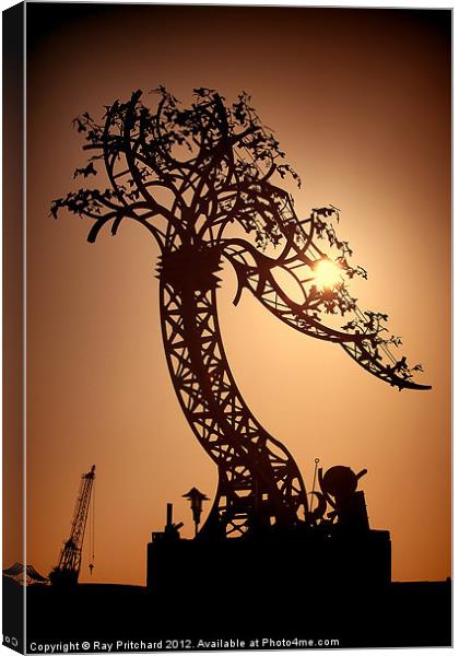 Iron Tree Canvas Print by Ray Pritchard