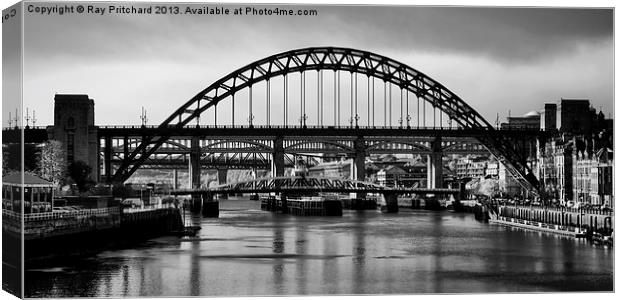 The River Tyne Canvas Print by Ray Pritchard