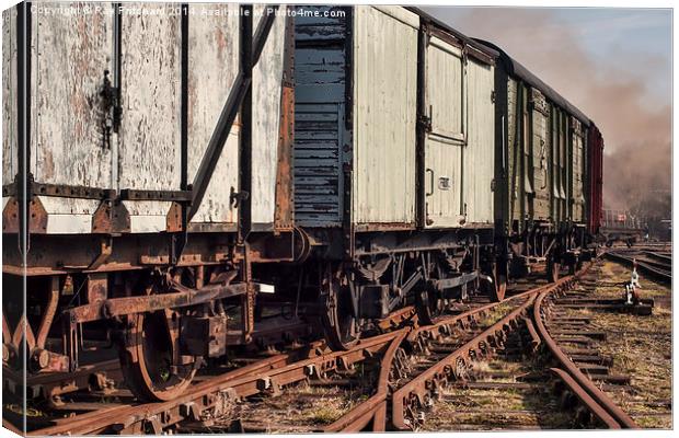 Old Train Carriages Canvas Print by Ray Pritchard