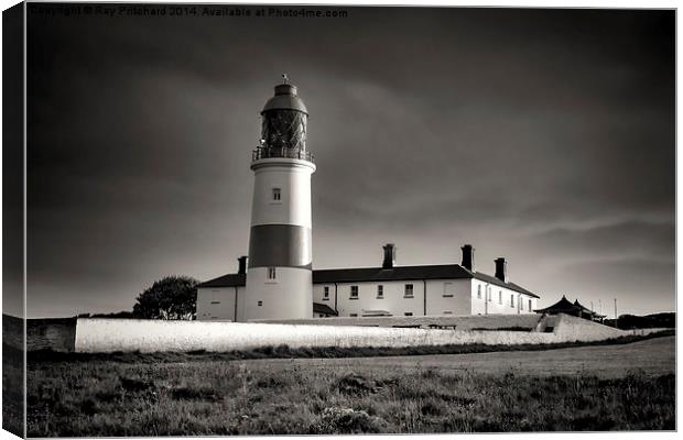 Souter Lighthouse at Sunset Canvas Print by Ray Pritchard