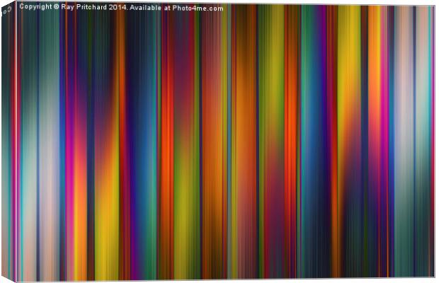 Abstract Stripes Canvas Print by Ray Pritchard