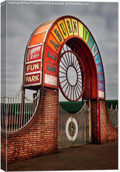 Derelict Fun Park Canvas Print by Ray Pritchard