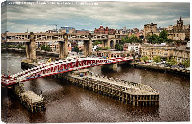 View Of Newcastle Canvas Print by Ray Pritchard