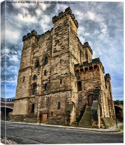 Newcastle Castle Canvas Print by Ray Pritchard