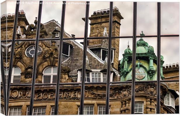 Reflections of Newcastle Canvas Print by Ray Pritchard