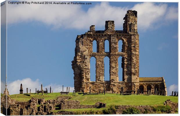  Tynemouth Priory Canvas Print by Ray Pritchard
