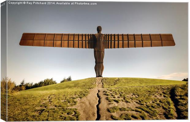  Angel Of The North Canvas Print by Ray Pritchard