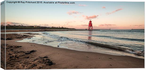  Spring Tide at South Shields Canvas Print by Ray Pritchard