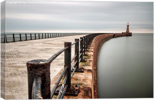  Roker Pier Canvas Print by Ray Pritchard