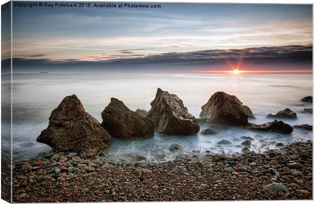 Colourless Sunrise Canvas Print by Ray Pritchard