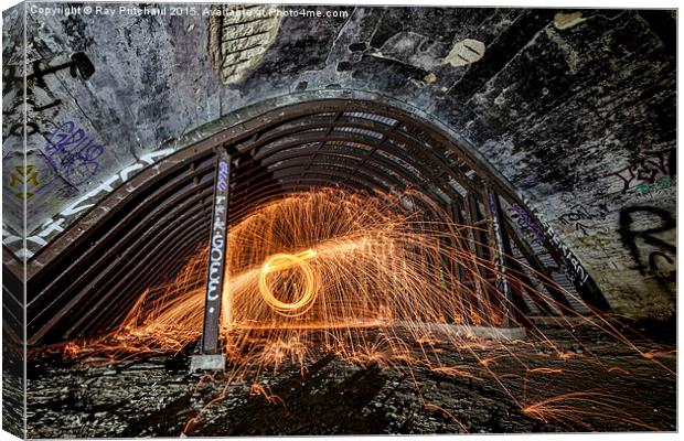  Sparks Underground Canvas Print by Ray Pritchard