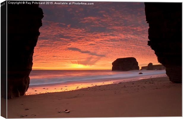  Sunrise At Marsden Canvas Print by Ray Pritchard