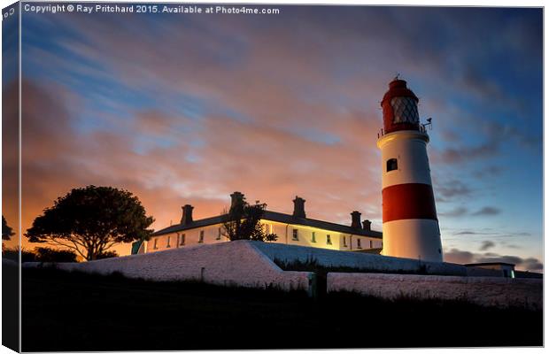  Souter Lighthouse Canvas Print by Ray Pritchard
