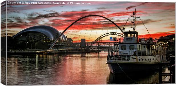 Tyne View  Canvas Print by Ray Pritchard