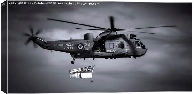 Royal Navy Rescue Canvas Print by Ray Pritchard