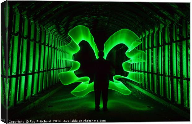 Green Angel Canvas Print by Ray Pritchard