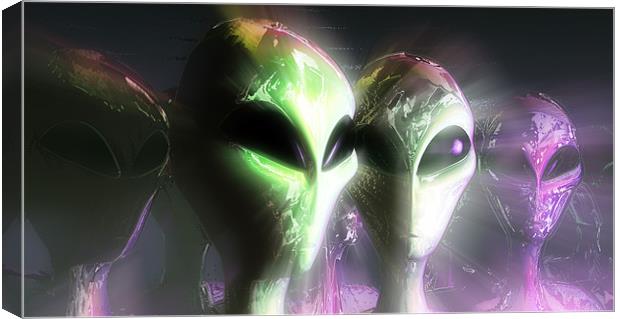 Alien Canvas Print by Ray Pritchard