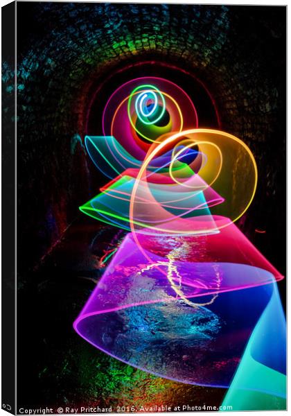 Coloured Light Canvas Print by Ray Pritchard