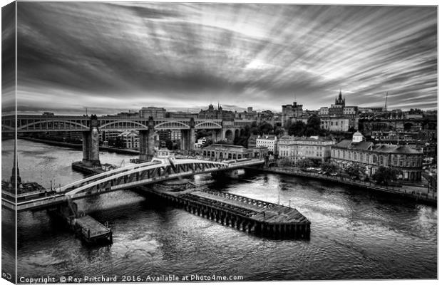 Newcastle Upon Tyne Canvas Print by Ray Pritchard