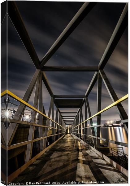 Customs House Walkway  Canvas Print by Ray Pritchard