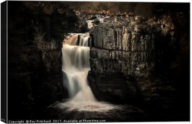 High Force Waterfall Canvas Print by Ray Pritchard