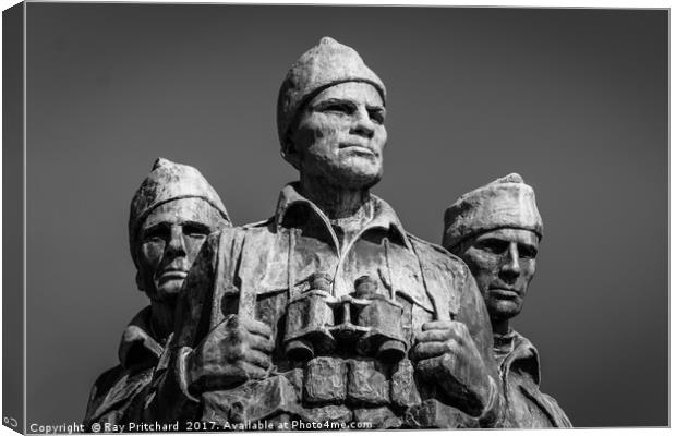 Commando Memorial Canvas Print by Ray Pritchard
