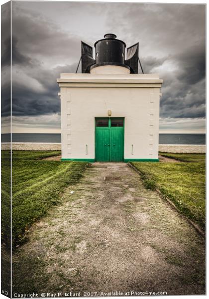 Souter Lighthouse Foghorns Canvas Print by Ray Pritchard