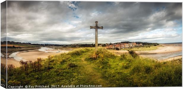 St Cuthberts Cross  Canvas Print by Ray Pritchard