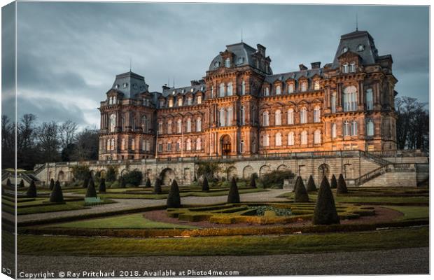 Bowes Museum  Canvas Print by Ray Pritchard