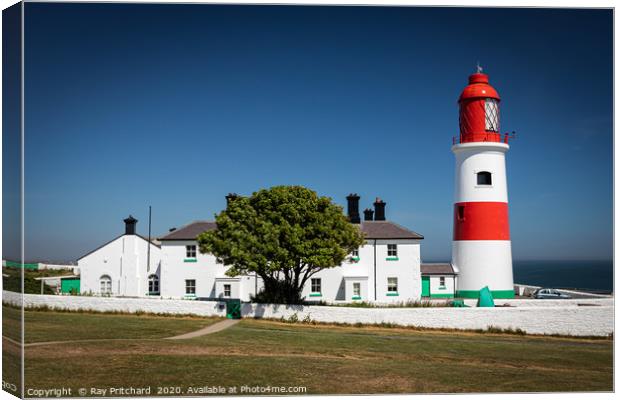 Souter Lighthouse Canvas Print by Ray Pritchard