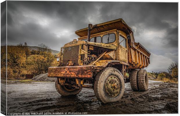 Old Truck Canvas Print by Ray Pritchard