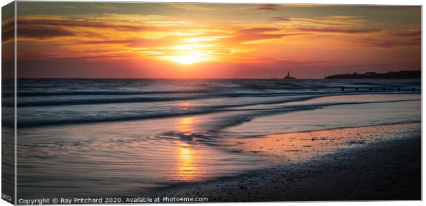 Blyth Sunrise Canvas Print by Ray Pritchard