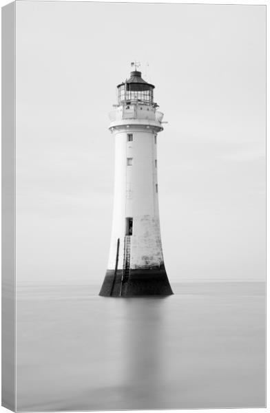 New Brighton Lighthouse Canvas Print by James Harrison