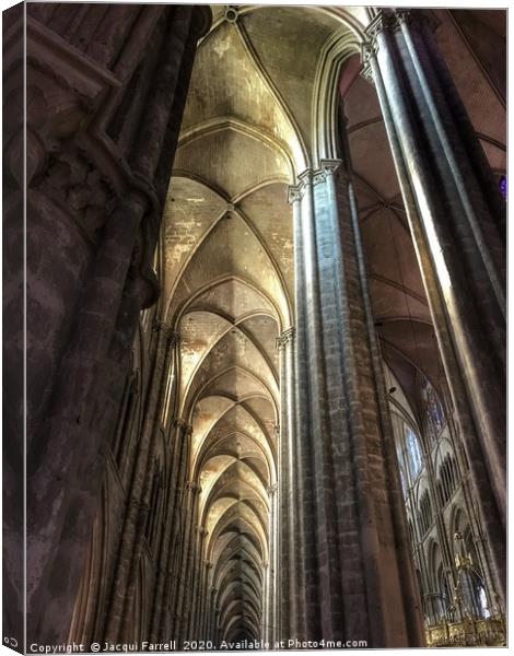 Bourges Cathedral, France  Canvas Print by Jacqui Farrell