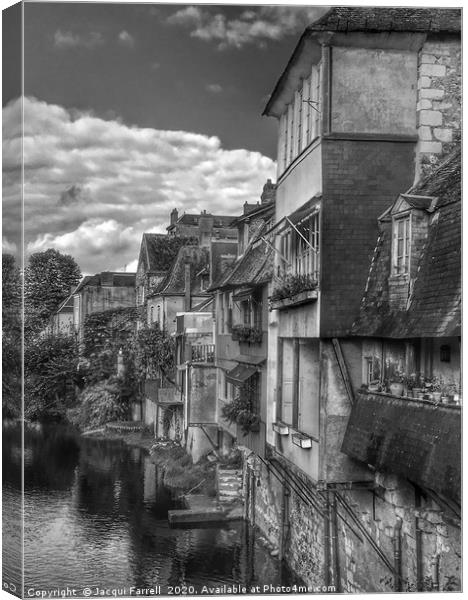 French Riverside  Canvas Print by Jacqui Farrell