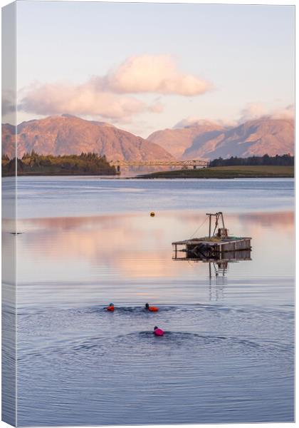 loch leven Canvas Print by chris smith