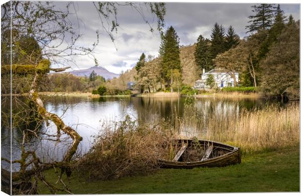 Loch ard Canvas Print by chris smith