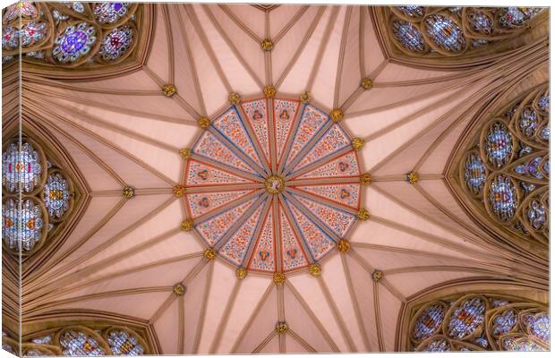 The Chapter House of York Minster Canvas Print by chris smith