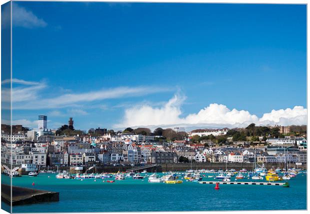 Saint Peter Port,  Guernsey.   Canvas Print by chris smith