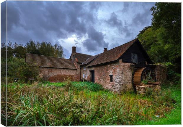 Piles Watermill  Canvas Print by chris smith